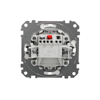 Sedna Design & Elements łącznik pojedynczy IP44 czarny antracyt SDD214101 SCHNEIDER (SDD214101)